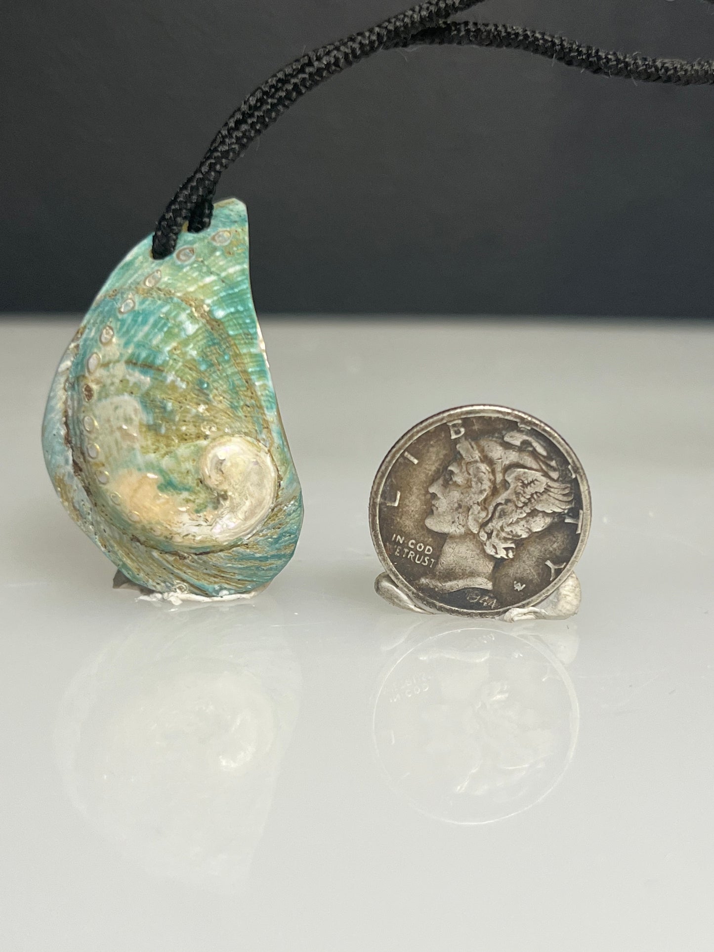 Abalone Crystal Pendant